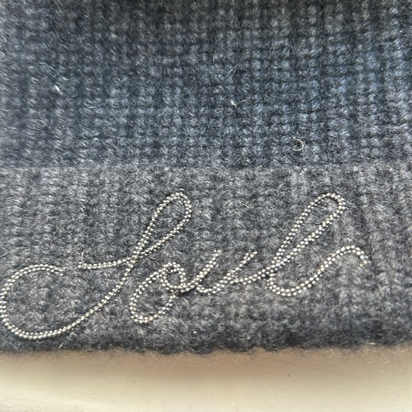 Brunello Cucinelli 100% Cashmere Beanie "Love" - Picture 4 of 4